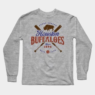 Houston Buffaloes Long Sleeve T-Shirt